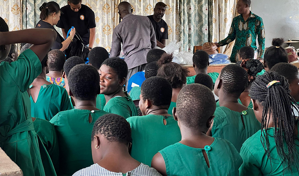 Donation At Edwenase Rehabilitation Centre